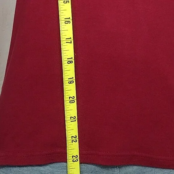 Karen Scott Womens Mock Neck Long Sleeve T-Shirt - Picture 10 of 10